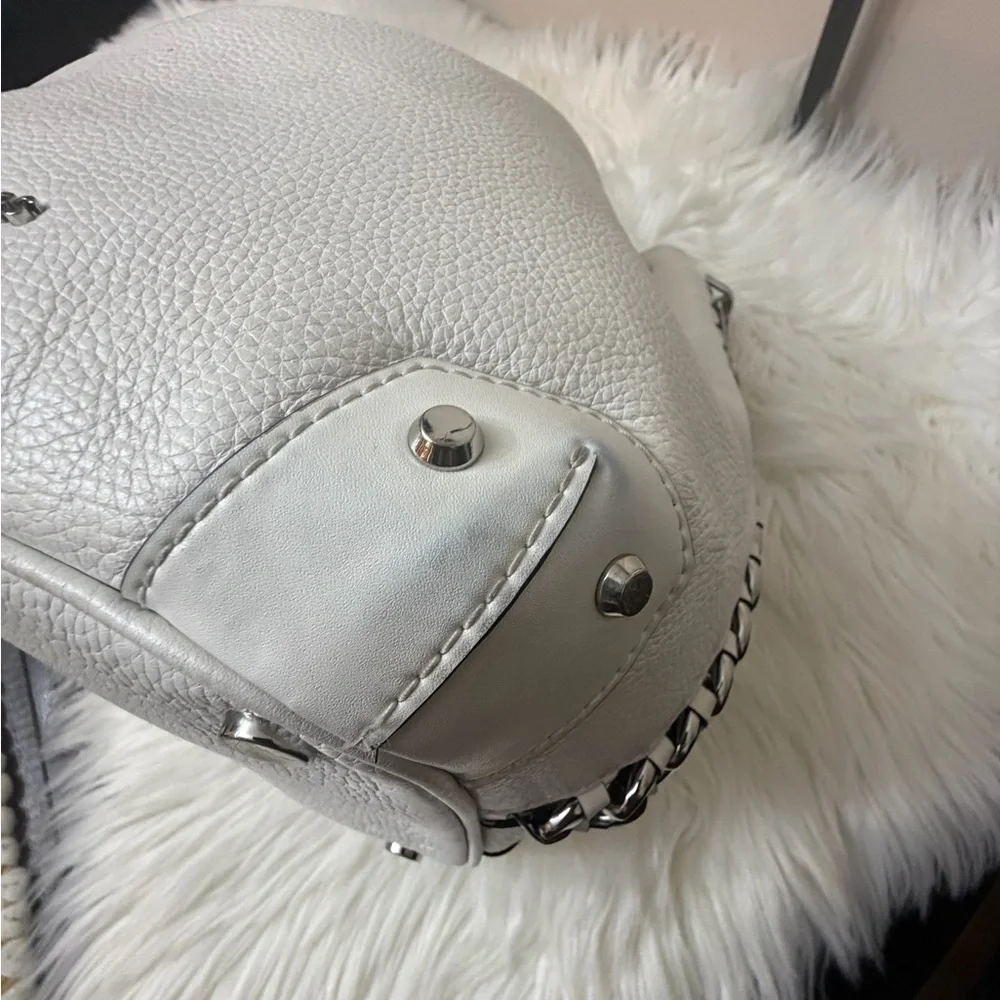 Michael Kors Alanis Small Pebbled Leather Bucket Bag